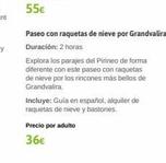 Oferta de Nieve Nieve por 36€ en Viajes El Corte Inglés