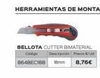 Oferta de Cutter Bellota por 8,76€ en Isolana