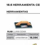 Oferta de Herramientas Rubi por 18,08€ en Isolana