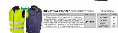 Oferta de Chaleco industrial starter por 24,5€ en Isolana