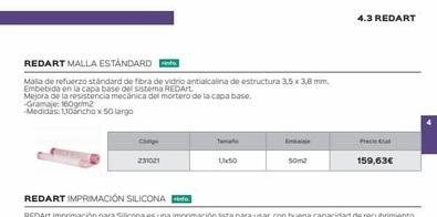 Oferta de Mallas standard por 159,63€ en Isolana