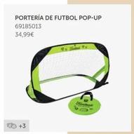 Oferta de Portería de fútbol Pop Up por 34,99€ en EurekaKids
