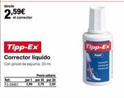 Oferta de Corrector Tipp-Ex por 2,59€ en Staples Kalamazoo