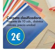 Oferta de Carpetas  por 2€ en TEDi