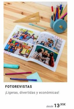 Oferta de FOTOREVISTAS  ¡Ligeras, divertidas y económicas!  desde 13,95€  por 13,95€ en Fotoprix