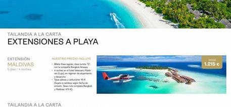 Oferta de Playa  por 1215€ en Tui Travel PLC