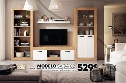 Oferta de Muebles Blanco por 529€ en Tifón Hipermueble