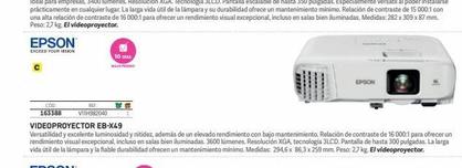 Oferta de Videoproyector Epson en Carlin