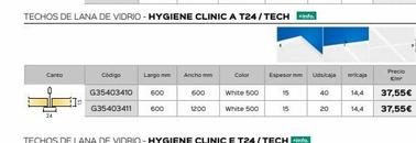 Oferta de Techos White por 37,55€ en Isolana