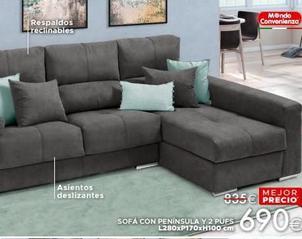 Oferta de Sofás  en Mondo Convenienza