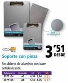 Oferta de Soportes  en Folder