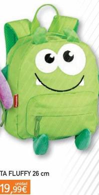 Oferta de Mochilita Guarderia Fluffy Verde por 19,99€ en Toy Planet