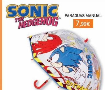 Oferta de Sonic Paraguas Manual POE por 7,99€ en Toy Planet