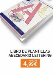 Oferta de Libro De Plantillas Abecedario Lettering por 4,99€ en Toy Planet