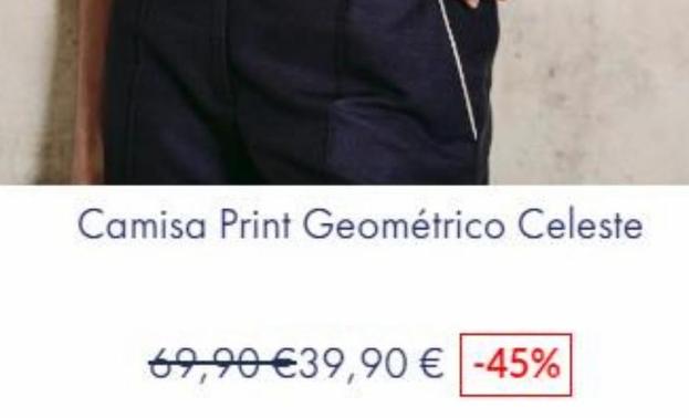 Oferta de Camisa por 39,9€ en El Ganso