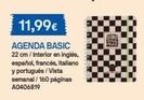 Oferta de Agenda basic por 11,99€ en Juguettos