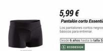 Oferta de Pantalones cortos Essential por 5,99€ en Decathlon