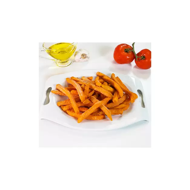 Oferta de Batata dulce rebozada 12/12 corte tradicional (bolsa de 1kg) por 0,45€ en 5 Océanos