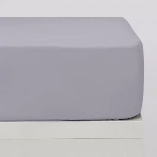 Oferta de Sabanas bajeras microfibra soft gris por 6,95€ en 10xDIEZ