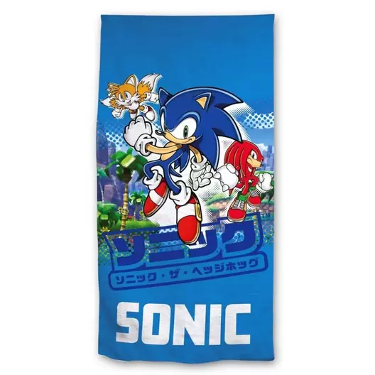 Oferta de Toalla playa infantil Sonic 034 por 8,95€ en 10xDIEZ