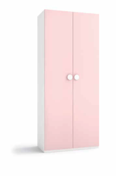 Oferta de Armario juvenil rosa 2 puertas lisas por 364,95€ en Adama Muebles