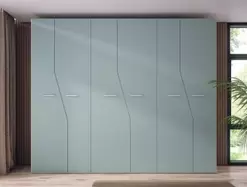 Oferta de Armario de 6 puertas Blanco mate Iris por 1162€ en Adama Muebles