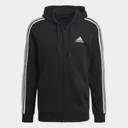 Oferta de Chaqueta con capucha Essentials French Terry 3 bandas por 35,75€ en Adidas