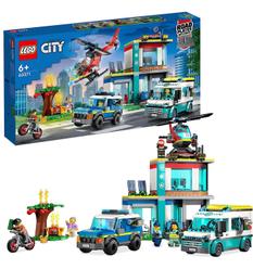 Oferta de CENTRAL VEHÍCULOS DE EMERGENCIA LEGO 60371 por 67,5€ en afede