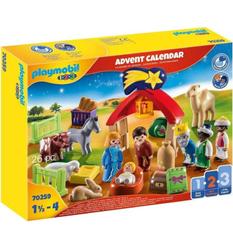 Oferta de Playmobil 1.2.3 Calendario de Adviento Belén por 20,99€ en afede