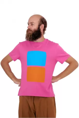 Oferta de CAMISETA 2 CUADROS NARANJA Y AZUL por 30,5€ en Agatha Ruiz de la Prada