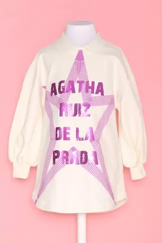 Oferta de SUDADERA LARGA ESTRALLA ARP por 45,74€ en Agatha Ruiz de la Prada