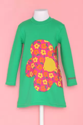 Oferta de VESTIDO VERDE FLOR ESTAMPADA por 47,01€ en Agatha Ruiz de la Prada