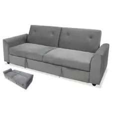 Oferta de Sofá cama Cibeles 212 cm sistema clic clac por 249€ en Ahorro Total