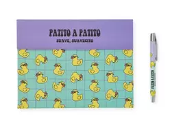 Oferta de Pack planner y bolígrafo - Patito a patito, suave, suavecito por 9€ en Ale-Hop