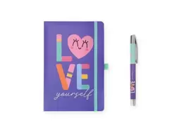 Oferta de Pack libreta y bolígrafo - Love yourself por 6€ en Ale-Hop