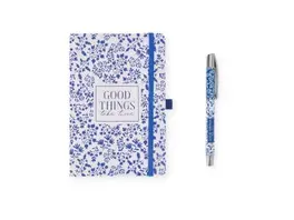 Oferta de Pack libreta y bolígrafo - Good things take time por 6€ en Ale-Hop