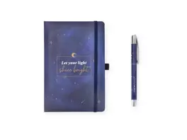 Oferta de Pack libreta y bolígrafo - Let your light shine bright por 7€ en Ale-Hop