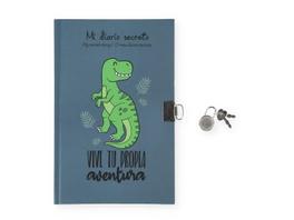 Oferta de Diario secreto con candado y llave - Dino por 2€ en Ale-Hop