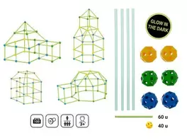 Oferta de Juego de construcción glow palitos 100 piezas por 7€ en Ale-Hop