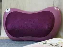 Oferta de Cojín de masaje polipiel burdeos por 29€ en Ale-Hop