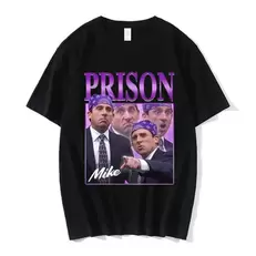 Oferta de Camiseta de la serie de televisión de la prisión Mike Michael Scott por 0,99€ en Aliexpress