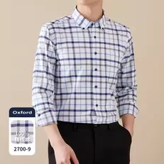 Oferta de Camisa Oxford de manga larga para hombre por 9,46€ en Aliexpress