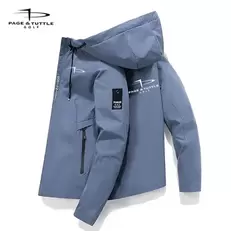 Oferta de PAGETUTTLE-chaqueta con capucha para hombre por 19,42€ en Aliexpress