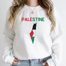 Oferta de Sudadera con cuello redondo de Palestina por 12,69€ en Aliexpress