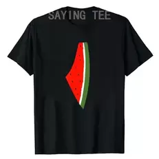 Oferta de Camiseta de sandía de Palestina por 7,1€ en Aliexpress