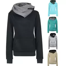 Oferta de Sudadera de cuello alto para mujer por 14,59€ en Aliexpress