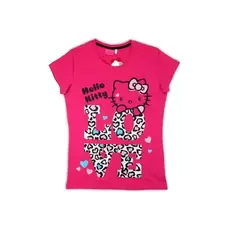 Oferta de Camiseta manga corta Hello Kitty - Love rosa Raíz MERCHAN-STORE Camisetas por 13,2€ en Aliexpress