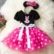 Oferta de Vestido de dibujos animados de Mickey y Minnie Mouse para niños por 9,92€ en Aliexpress