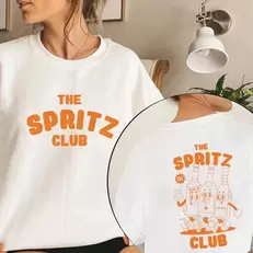 Oferta de Aperol Spritz Club-Sudadera trasera y frontal para mujer por 14,59€ en Aliexpress