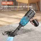 Oferta de BELIBUY Car Vacuum Cleaner Portable Powerful Wireless Vacuum Cleaner Home Carpet Cleaner Home Appliance Mini Cleaning Machine por 12,9€ en Aliexpress